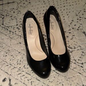 Clarks Elegant Black Heels